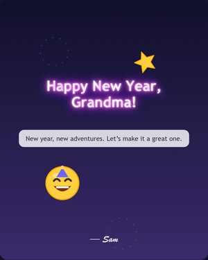 Happy New Year, Grandma!